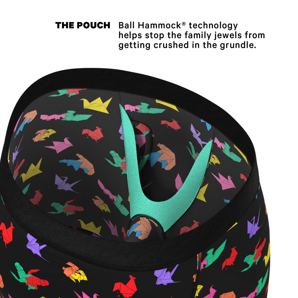 The Fold Fashioned | Origami Ball Hammock® Boxer - Long Leg - Shinesty