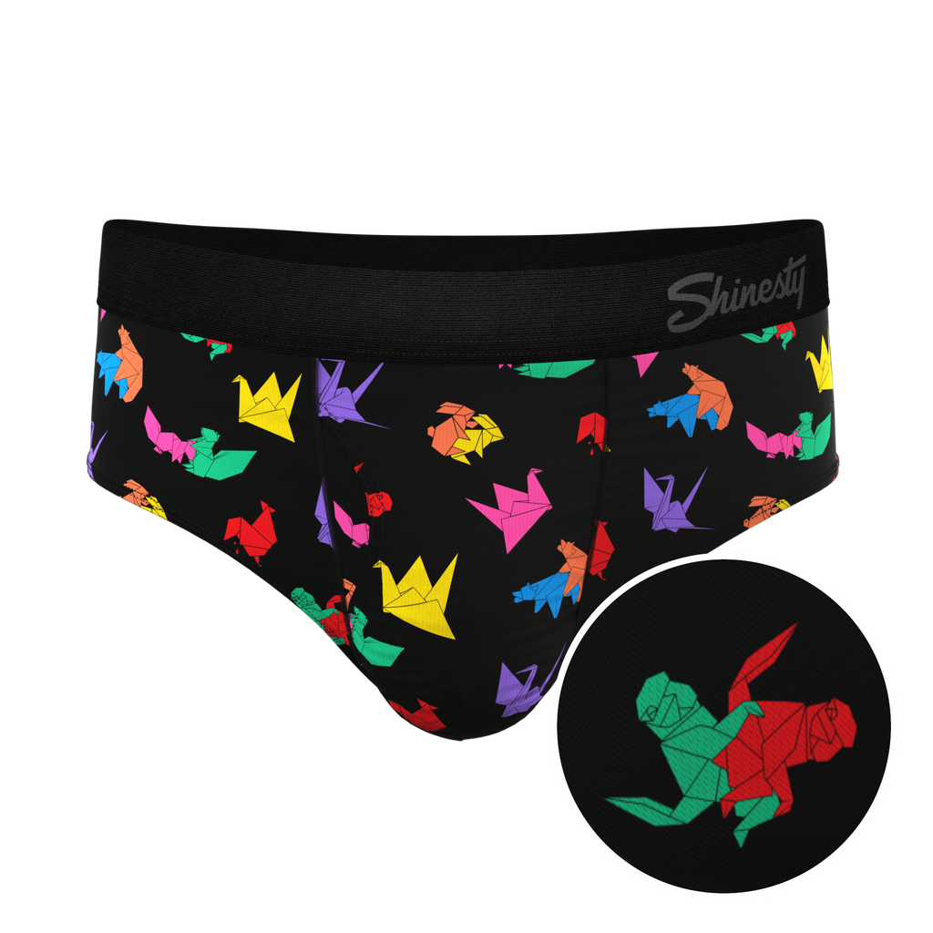 The Fold Fashioned | Origami Ball Hammock® Pouch Underwear Briefs - Shinesty