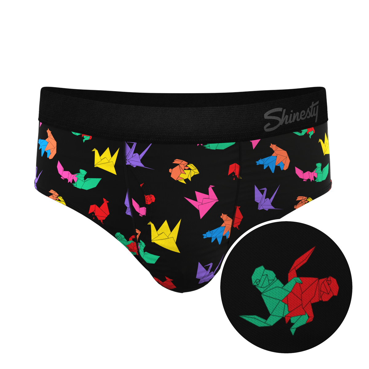 The Fold Fashioned | Origami Ball Hammock® Pouch Underwear Briefs - Shinesty