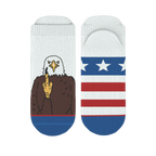 The One Finger Salute | American Flag Heel Hammock™ Ankle Socks - Shinesty