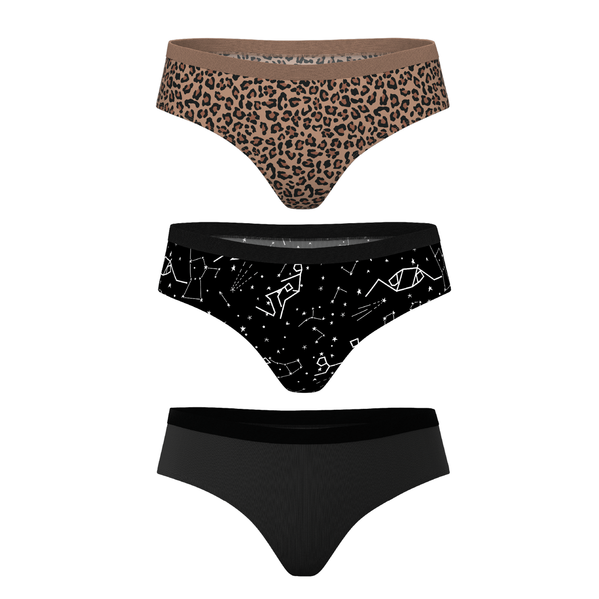 The One Of Each | Cheeky Underwear 3 Pack - Shinesty