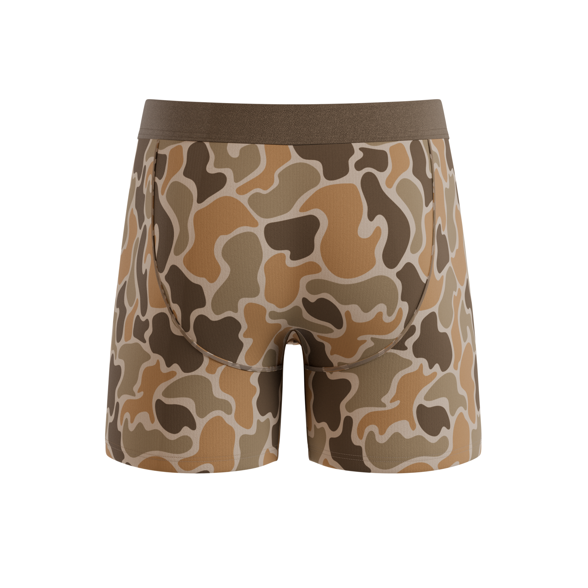 The Out Of Sight | Light Duck Camo Ball Hammock® Pouch Underwear With Fly - Shinesty
