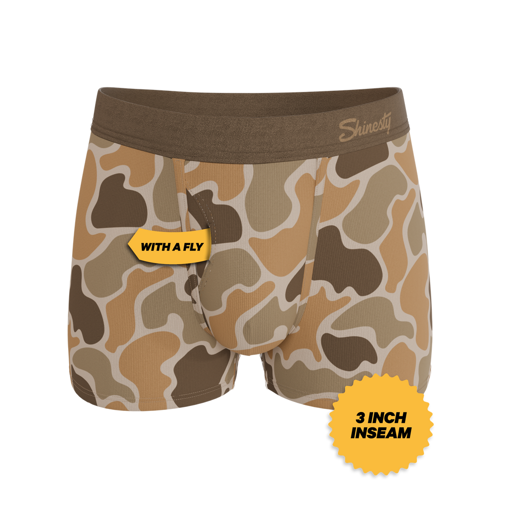 The Out Of Sight | Light Duck Camo Ball Hammock® Pouch Trunks Underwear - Shinesty