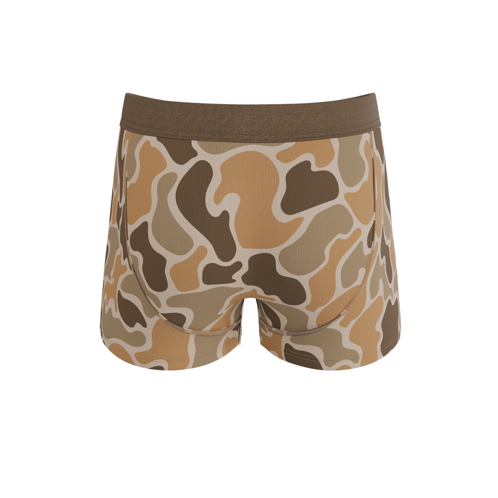 The Out Of Sight | Light Duck Camo Ball Hammock® Pouch Trunks Underwear - Shinesty