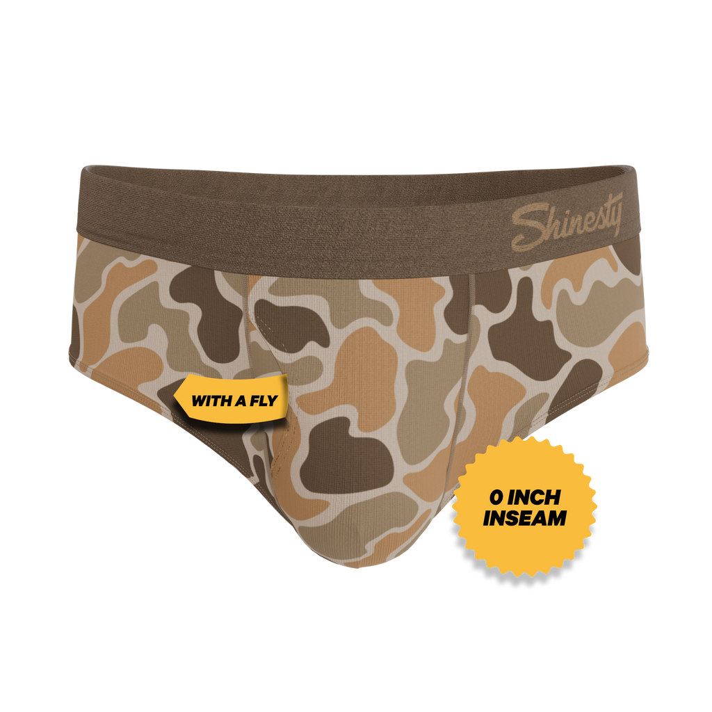 The Out Of Sight | Light Duck Camo Ball Hammock® Pouch Underwear Briefs - Shinesty