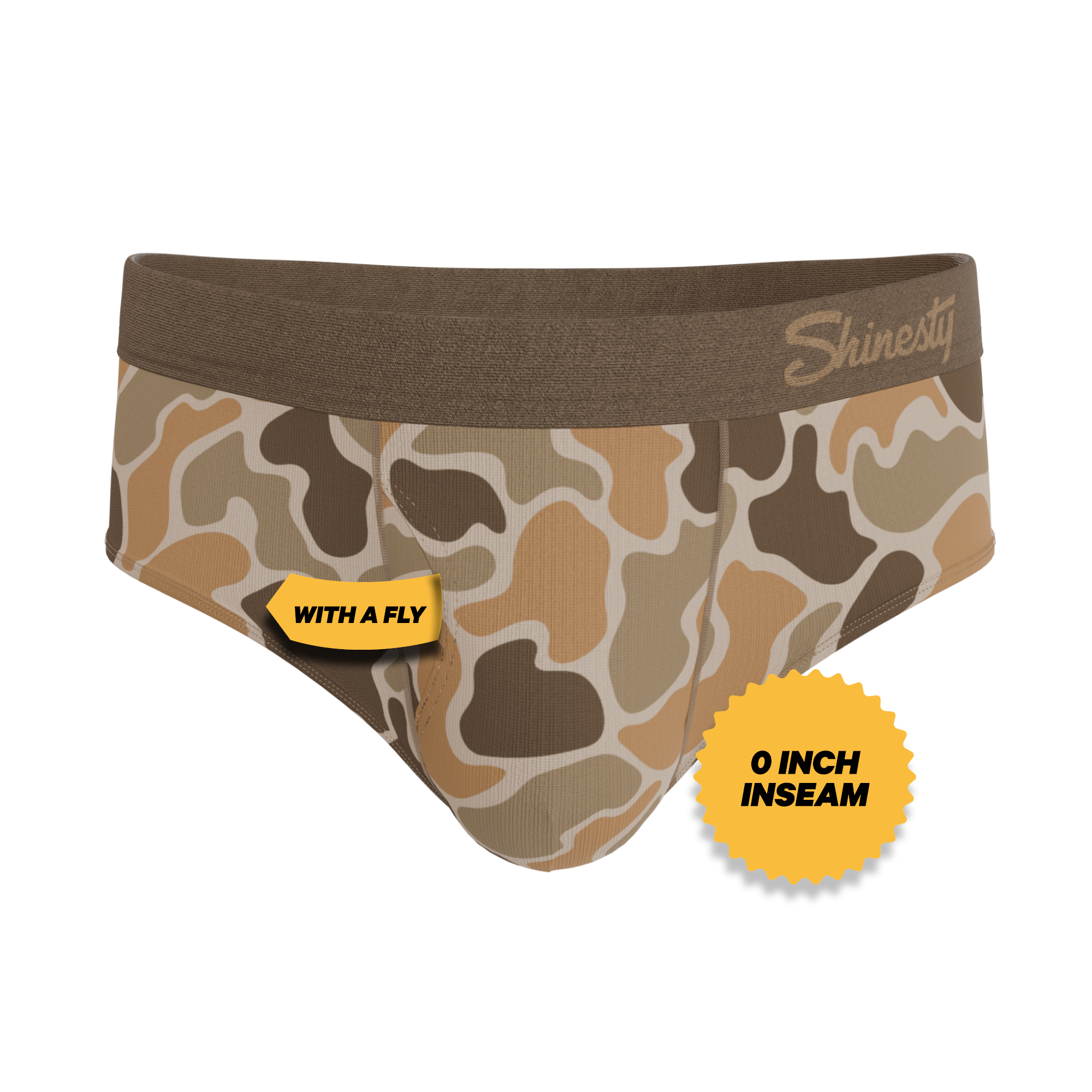 The Out Of Sight | Light Duck Camo Ball Hammock® Pouch Underwear Briefs - Shinesty