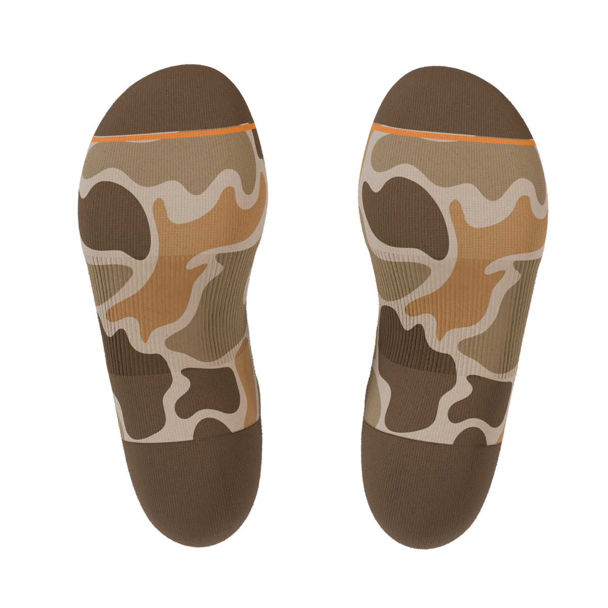 The Out Of Sight | Light Duck Camo Heel Hammock™ Ankle Socks - Shinesty