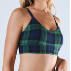 The Black Watch | Tartan Plaid Boob Hammock™ Scoop Bralette - Shinesty