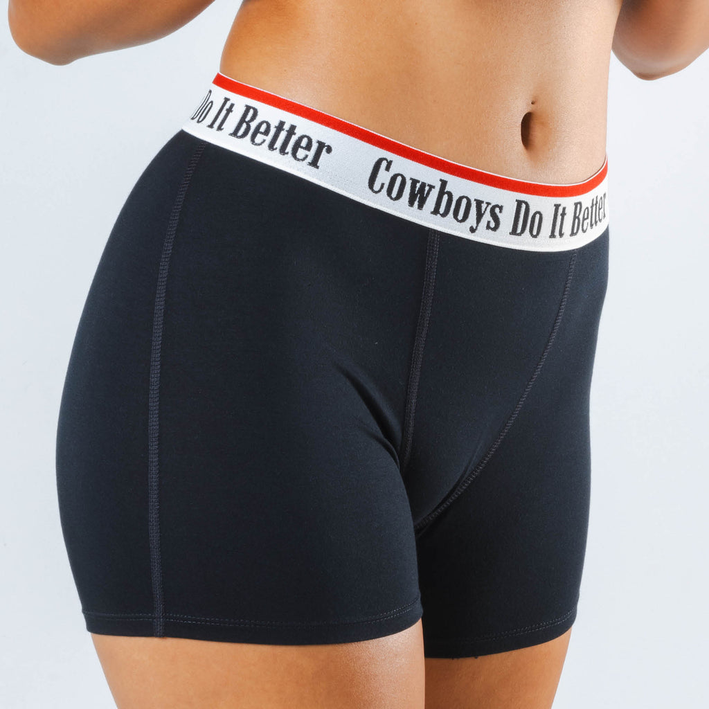 The Cowboys Do It Better | Black Shinesty x Diamond Cross Ranch Women’s Boxers - Shinesty