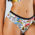 The Rowdy Rodeo | Western Map Shinesty x Diamond Cross Ranch Cheeky Underwear - Shinesty