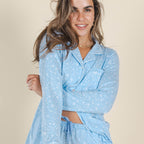 The Flurry Up | Snowflakes SleepDeep™ Women’s Long Sleeve Pajama Set - Shinesty