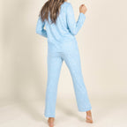 The Flurry Up | Snowflakes SleepDeep™ Women’s Long Sleeve Pajama Set - Shinesty