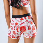 The Santa Slays | Christmas Toile Women’s Boxers - Shinesty