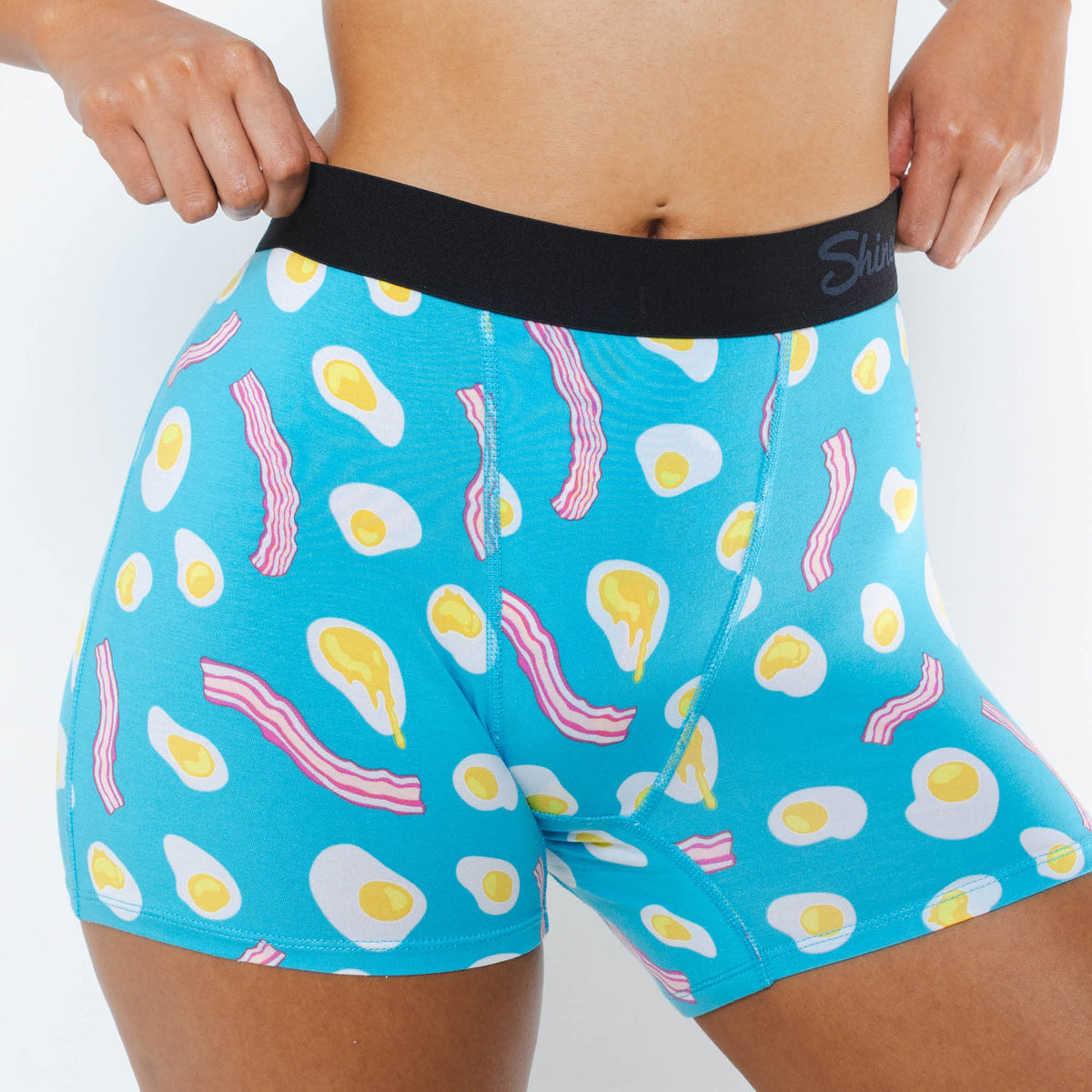 The Wakey Wakey | Eggs and Bacon Women’s Boxers - Shinesty