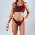 The Sommelier | Burgundy MicroModal Thong - Shinesty