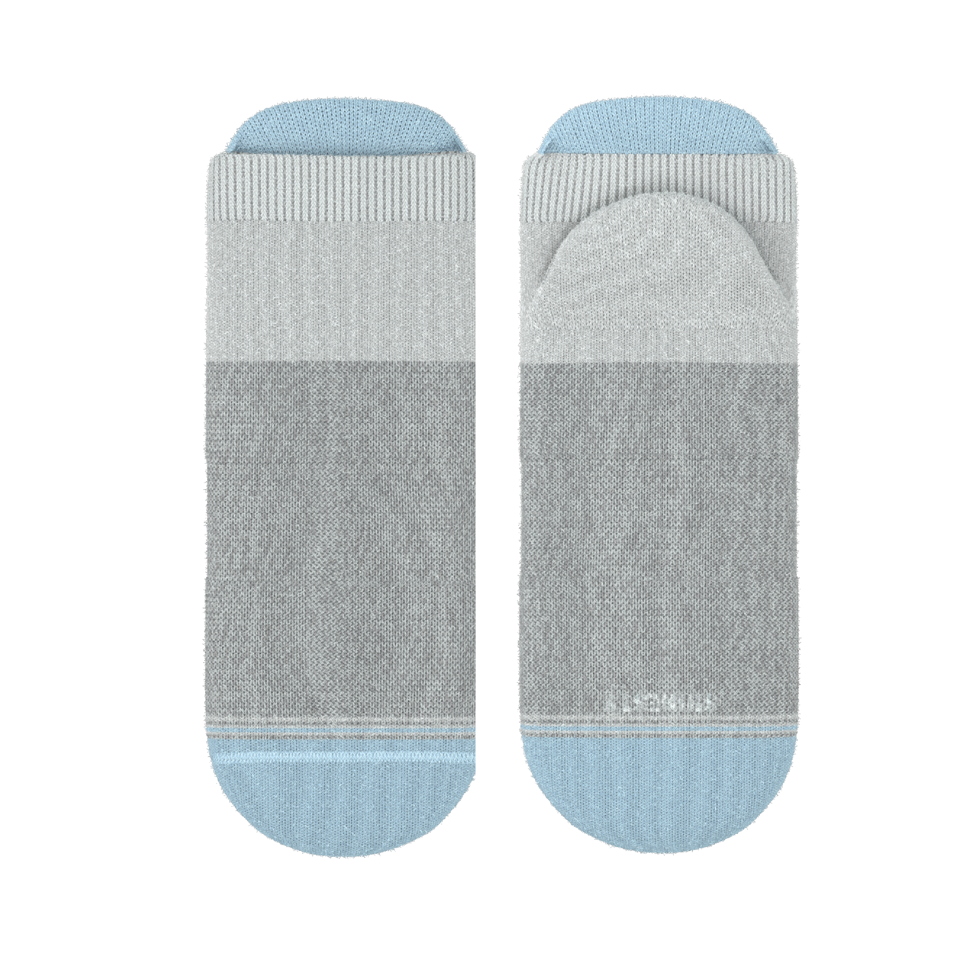 The Pacific Blue | Tri Color Block Heel Hammock™ Ankle Socks - Shinesty