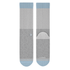 The Pacific Blue | Tri Color Block Heel Hammock™ Crew Socks - Shinesty