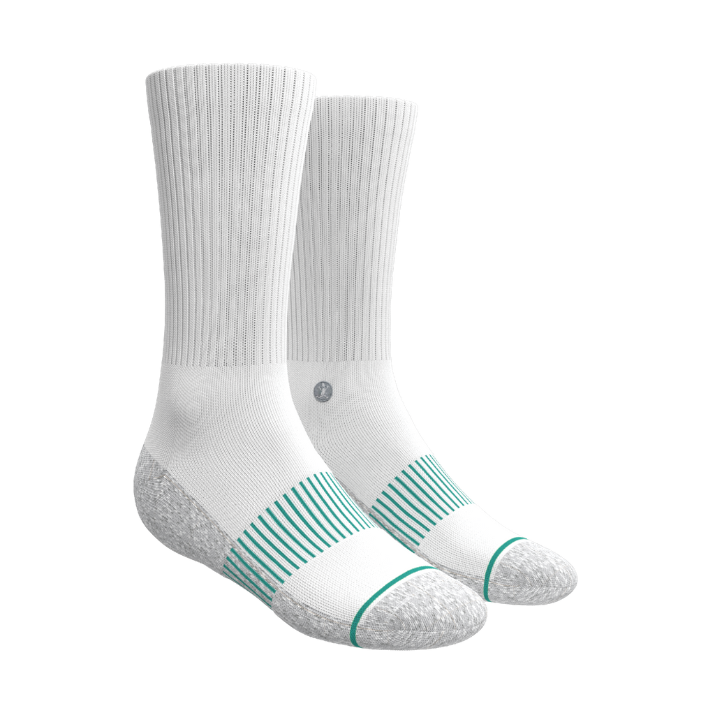 Versatile Solids Mix Pack | Blue Tri Color Block and Solids Heel Hammock™ Crew Socks 3 Pack - Shinesty