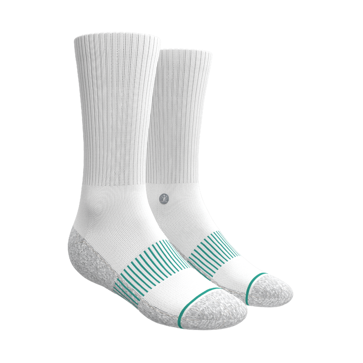 Versatile Solids Mix Pack | Blue Tri Color Block and Solids Heel Hammock™ Crew Socks 6 Pack - Shinesty