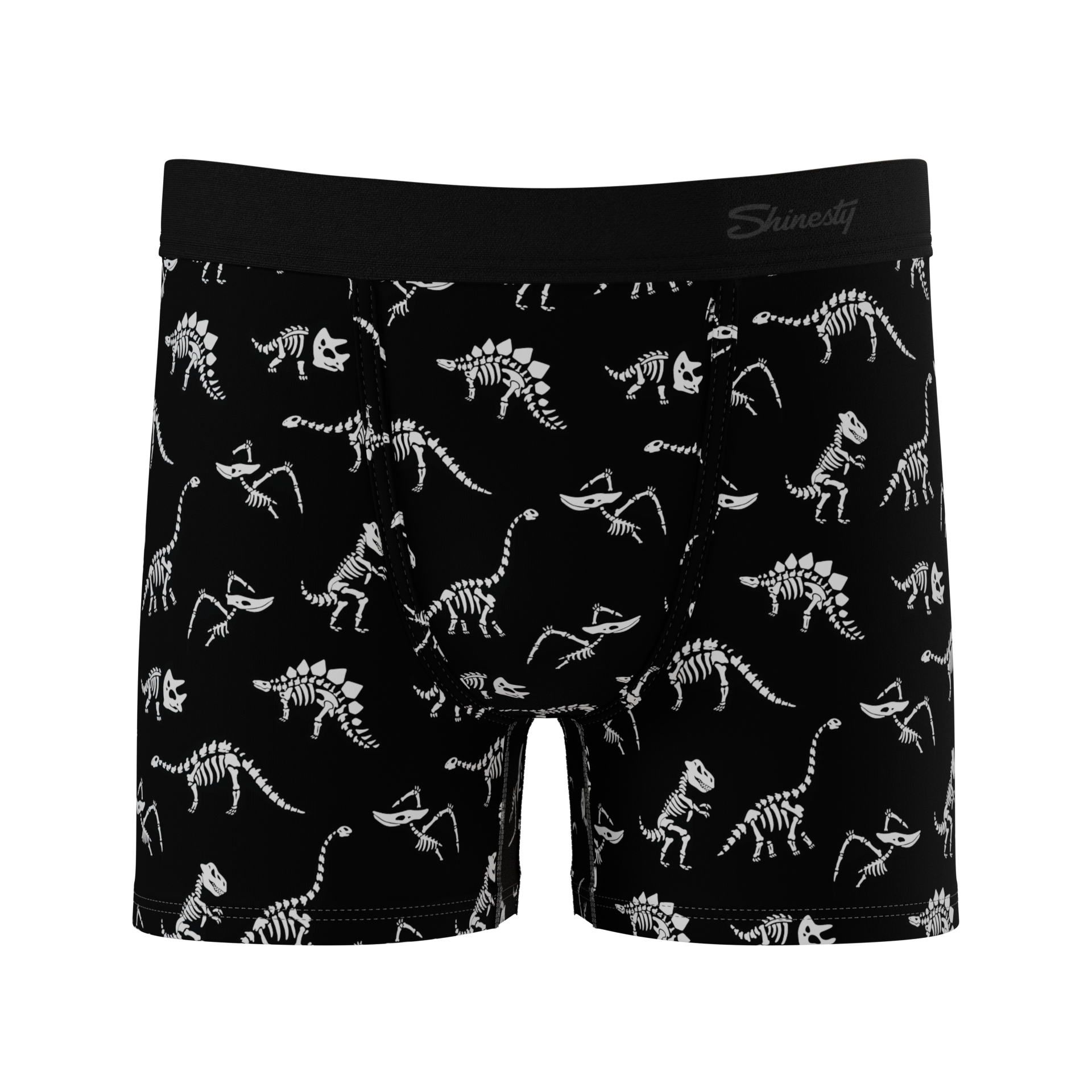 The Paleontologist | Glow in the Dark Dinosaurs Youth Boxer Briefs - Shinesty