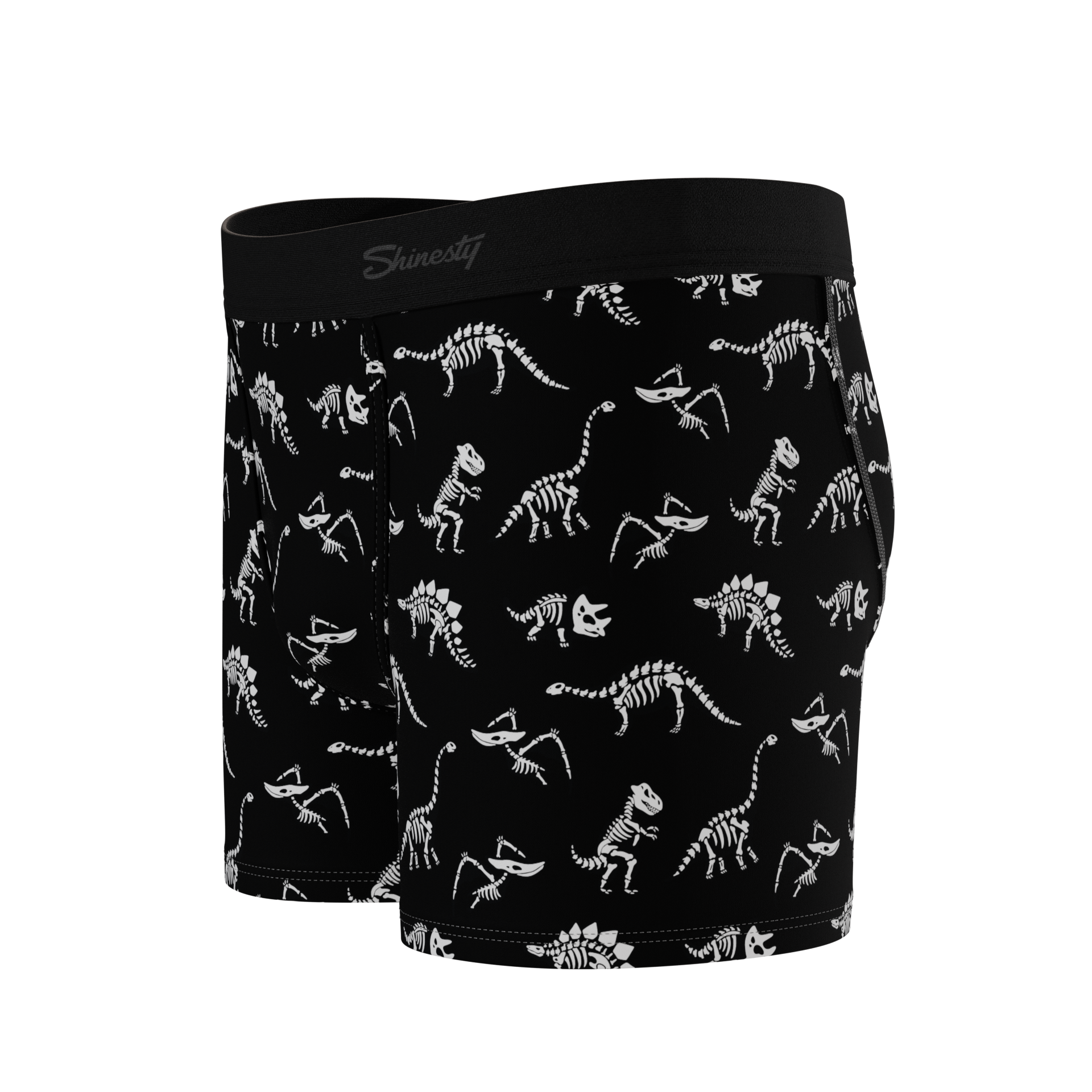 The Paleontologist | Glow in the Dark Dinosaurs Youth Boxer Briefs - Shinesty
