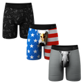 The Panty Dropper | Long Leg Ball Hammock® Pouch Boxers With Fly 3 Pack - Shinesty