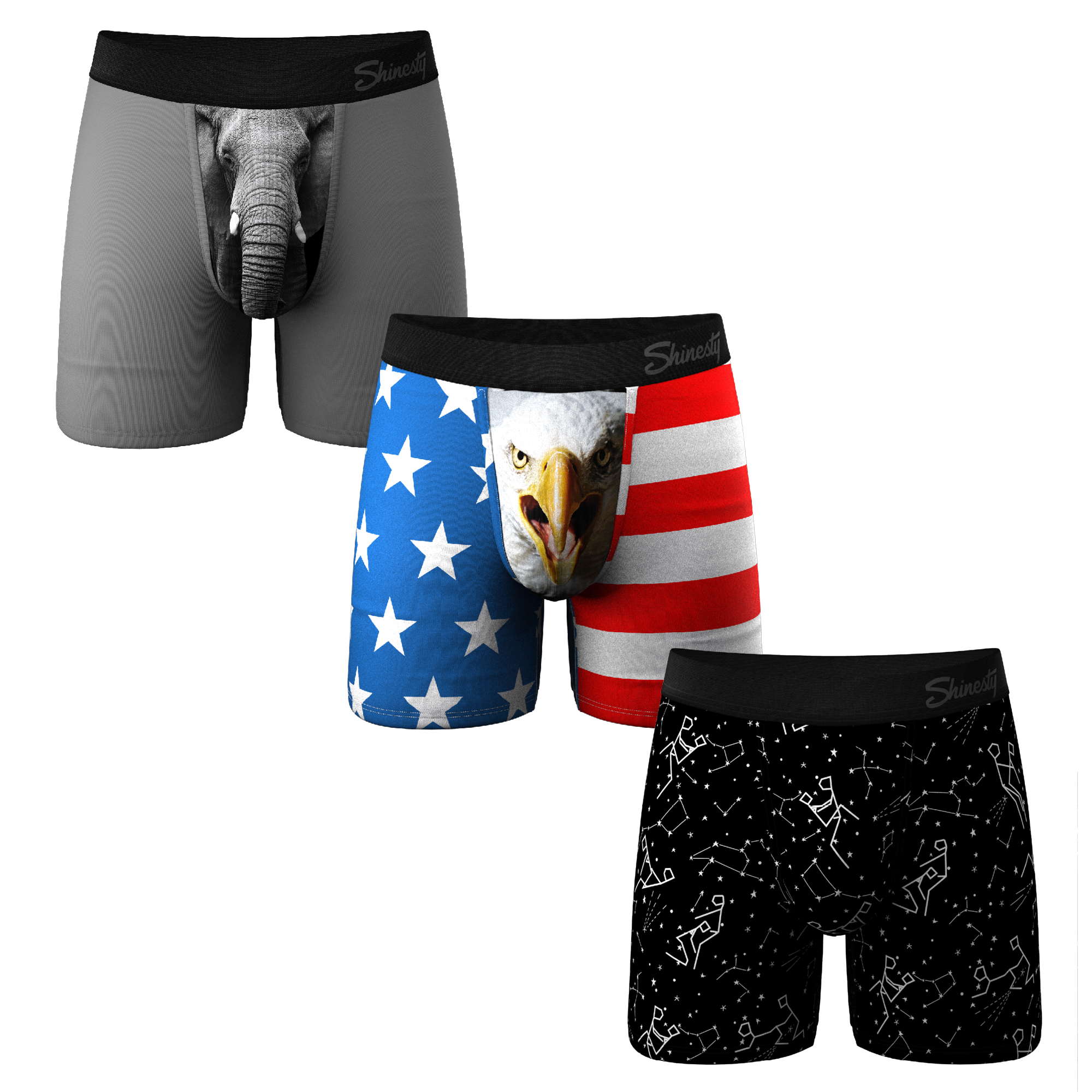 The Panty Dropper | Ball Hammock® Boxer Brief 3 Pack - Shinesty