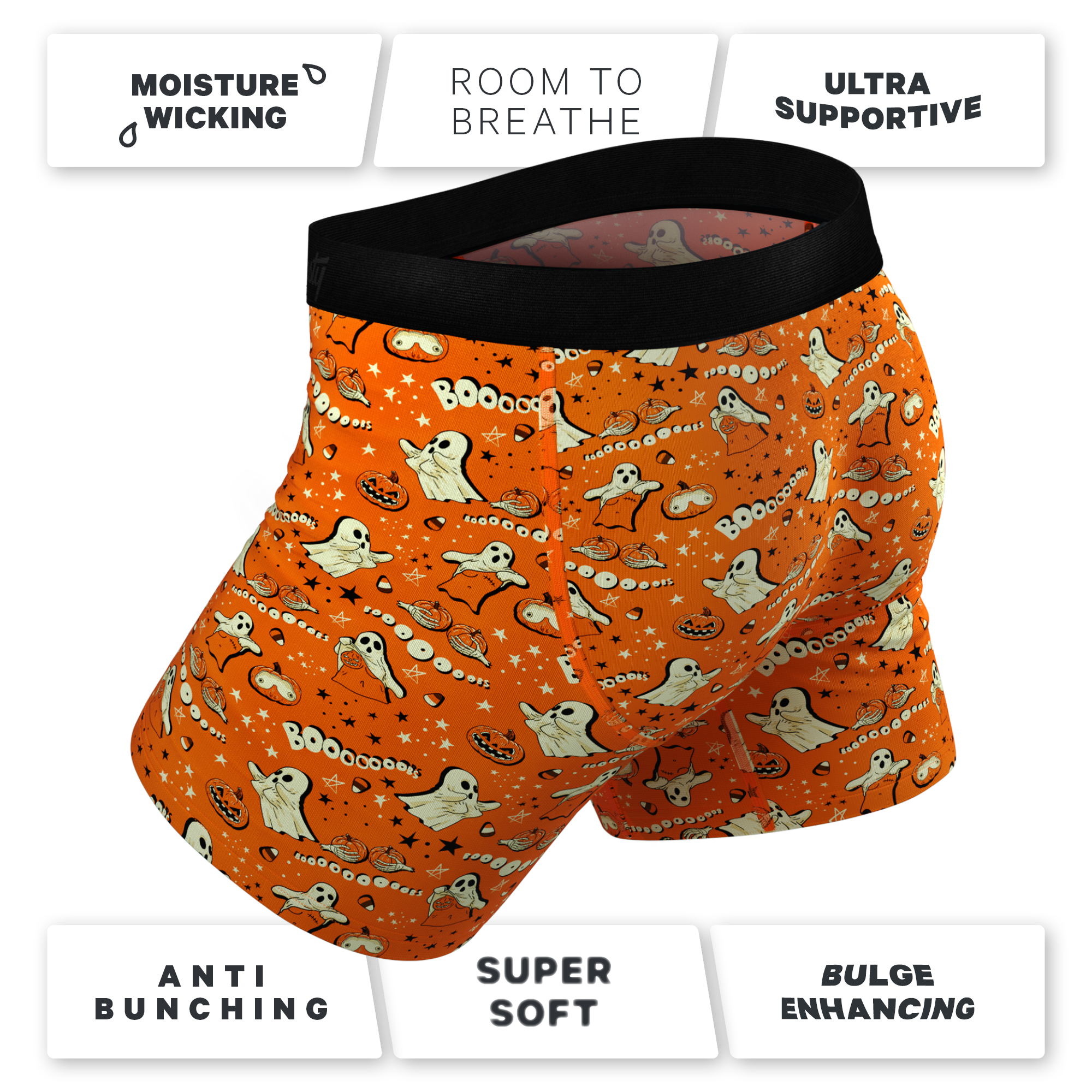 The Paranormal Entitty | Ghost Busts Ball Hammock® Pouch Underwear - Shinesty