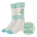 The Party Animal | Shinesty x Margaritaville® Heel Hammock™ Crew Socks - Shinesty