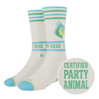The Party Animal | Shinesty x Margaritaville® Heel Hammock™ Crew Socks - Shinesty