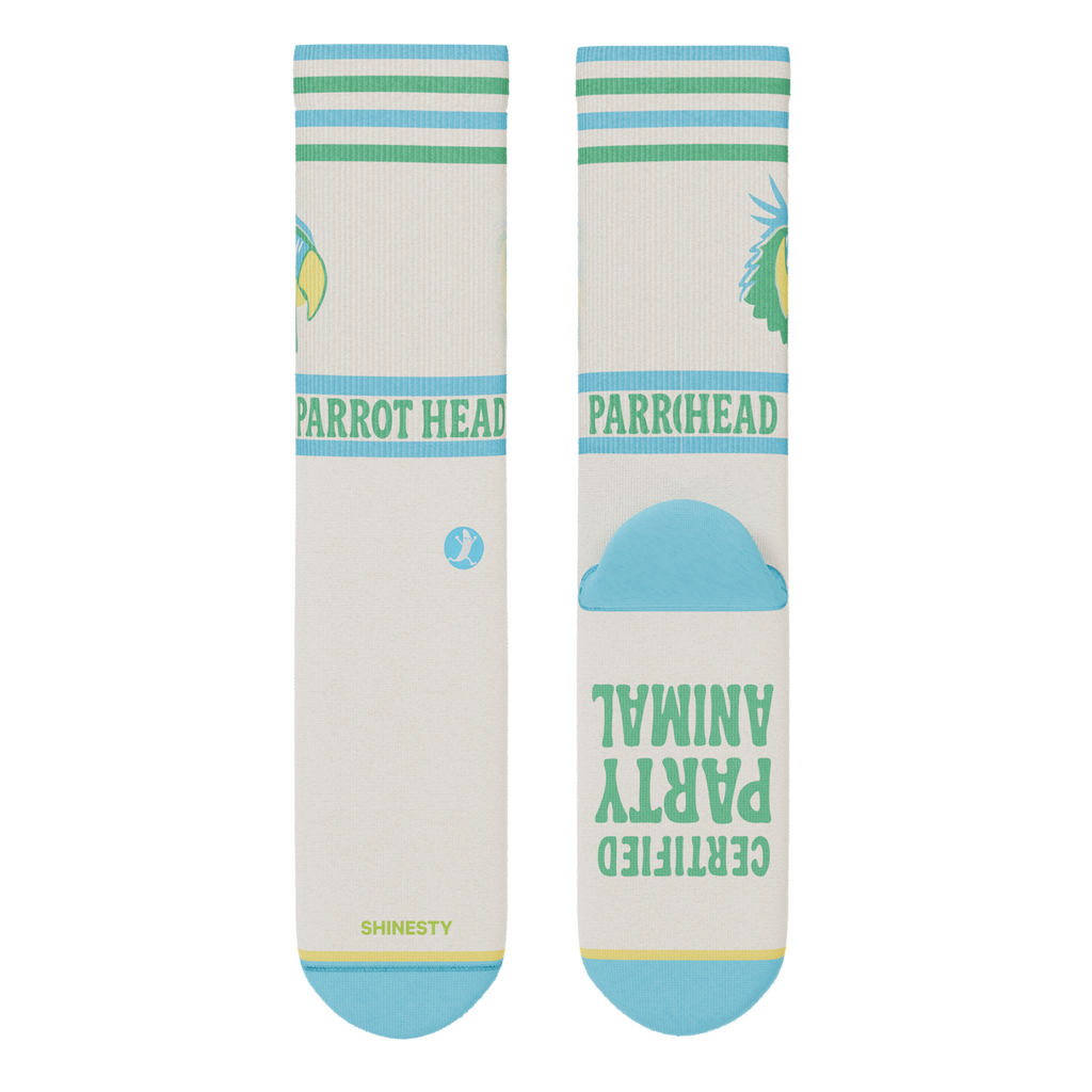 The Party Animal | Shinesty x Margaritaville® Heel Hammock™ Crew Socks - Shinesty