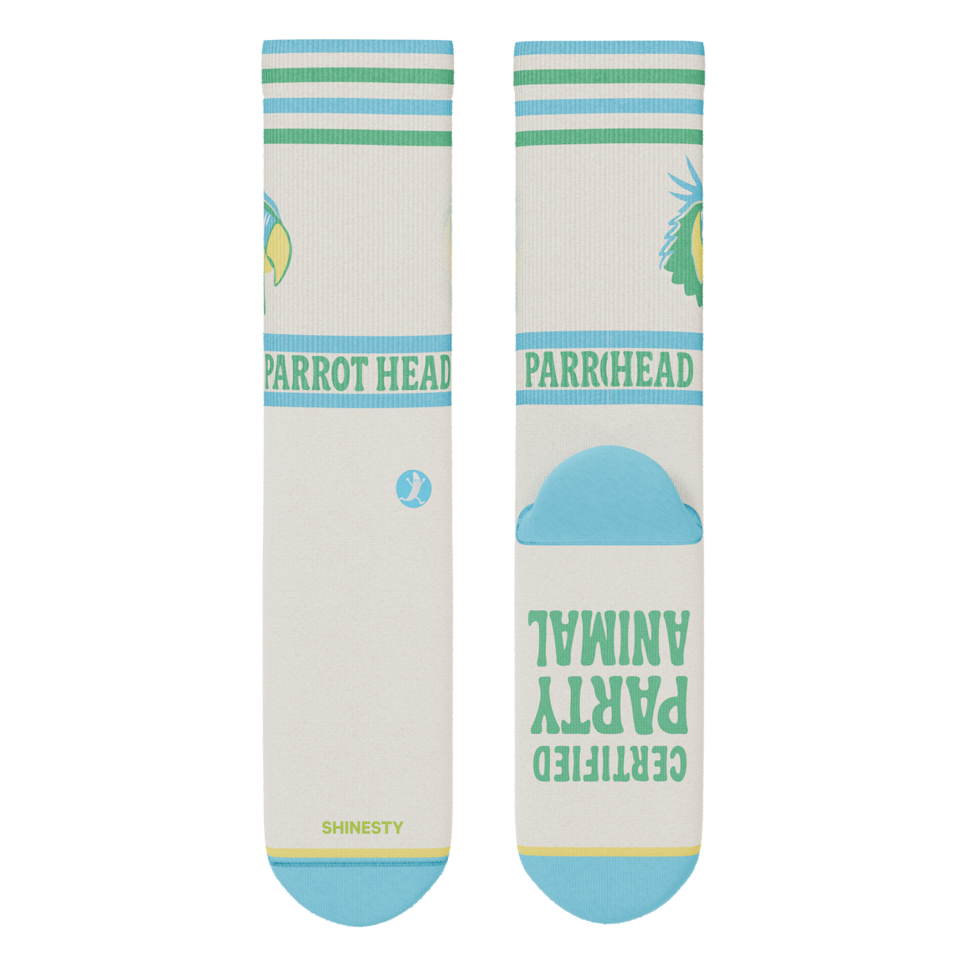 The Party Animal | Shinesty x Margaritaville® Heel Hammock™ Crew Socks - Shinesty
