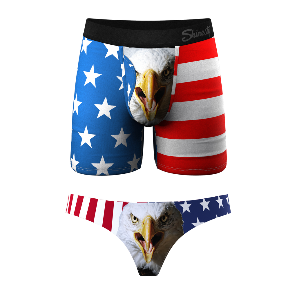 The Patriotic Pair | Ball Hammock® With Fly and Thong Pack - Shinesty