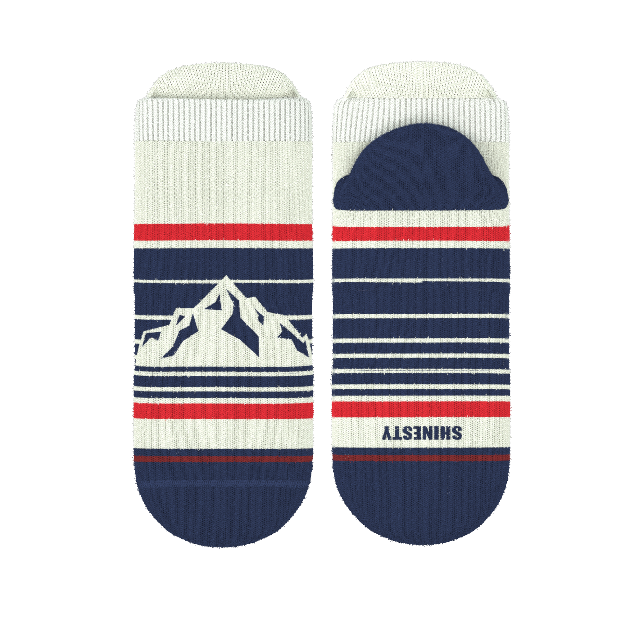 The Peaks | Mountain Heel Hammock™ Ankle Socks - Shinesty