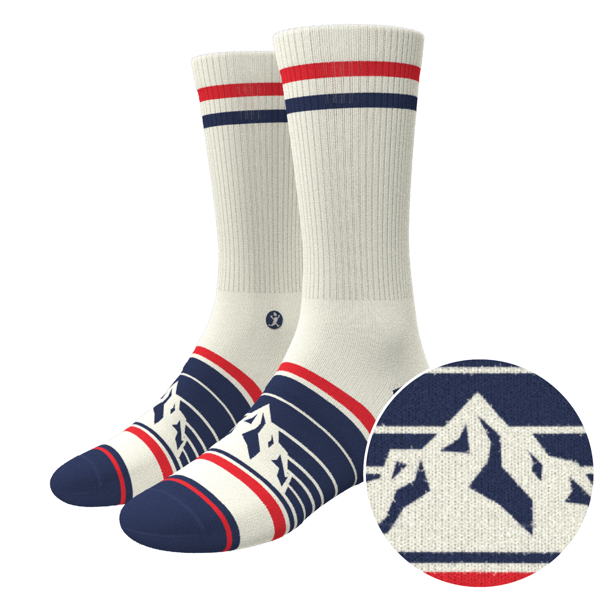 The Peaks | Mountain Heel Hammock™ Crew Socks - Shinesty