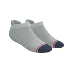 The Pebble | Grey Heel Hammock™ Ankle Socks - Shinesty