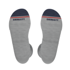 The Pebble | Grey Heel Hammock™ Crew Socks - Shinesty