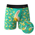 The Peel Deal | Retro Banana Ball Hammock® Pouch Underwear With Fly - Shinesty