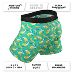 The Peel Deal | Retro Banana Ball Hammock® Pouch Underwear With Fly - Shinesty