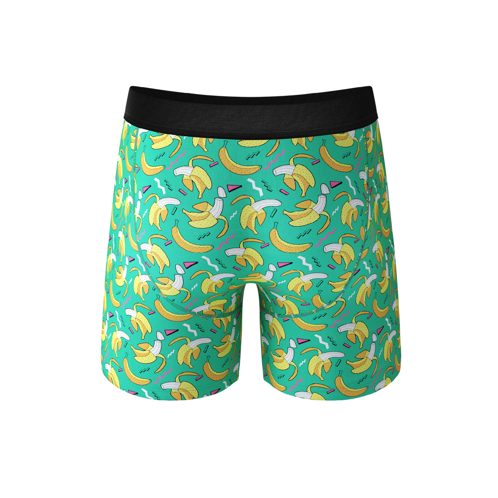 The Peel Deal | Retro Banana Ball Hammock® Pouch Underwear With Fly - Shinesty