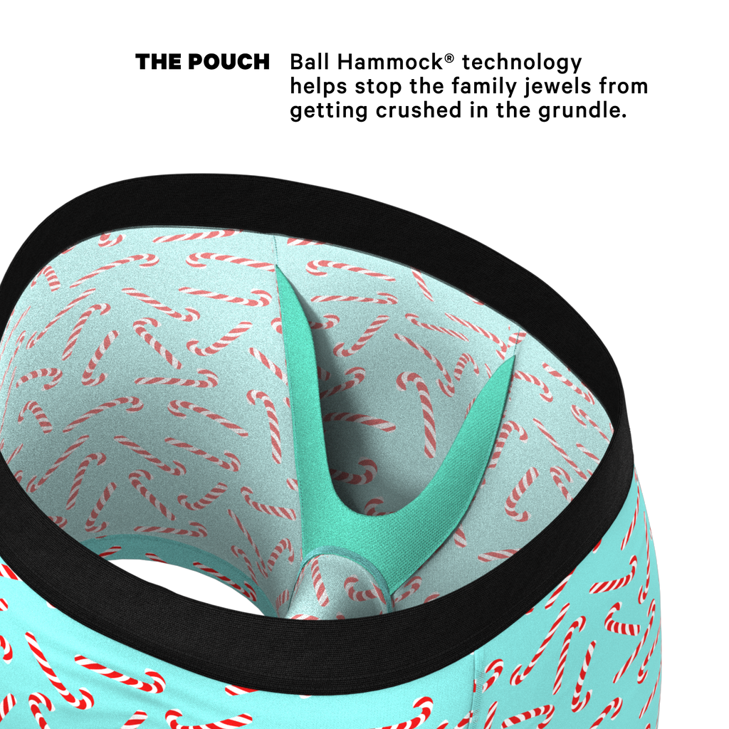 The Peppermint Pimp Canes | Candy Cane Ball Hammock® Pouch Underwear - Shinesty