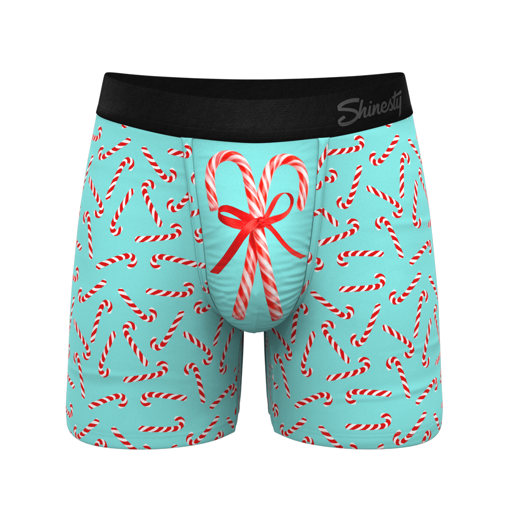 The Peppermint Pimp Canes | Candy Cane Ball Hammock® Pouch Underwear - Shinesty