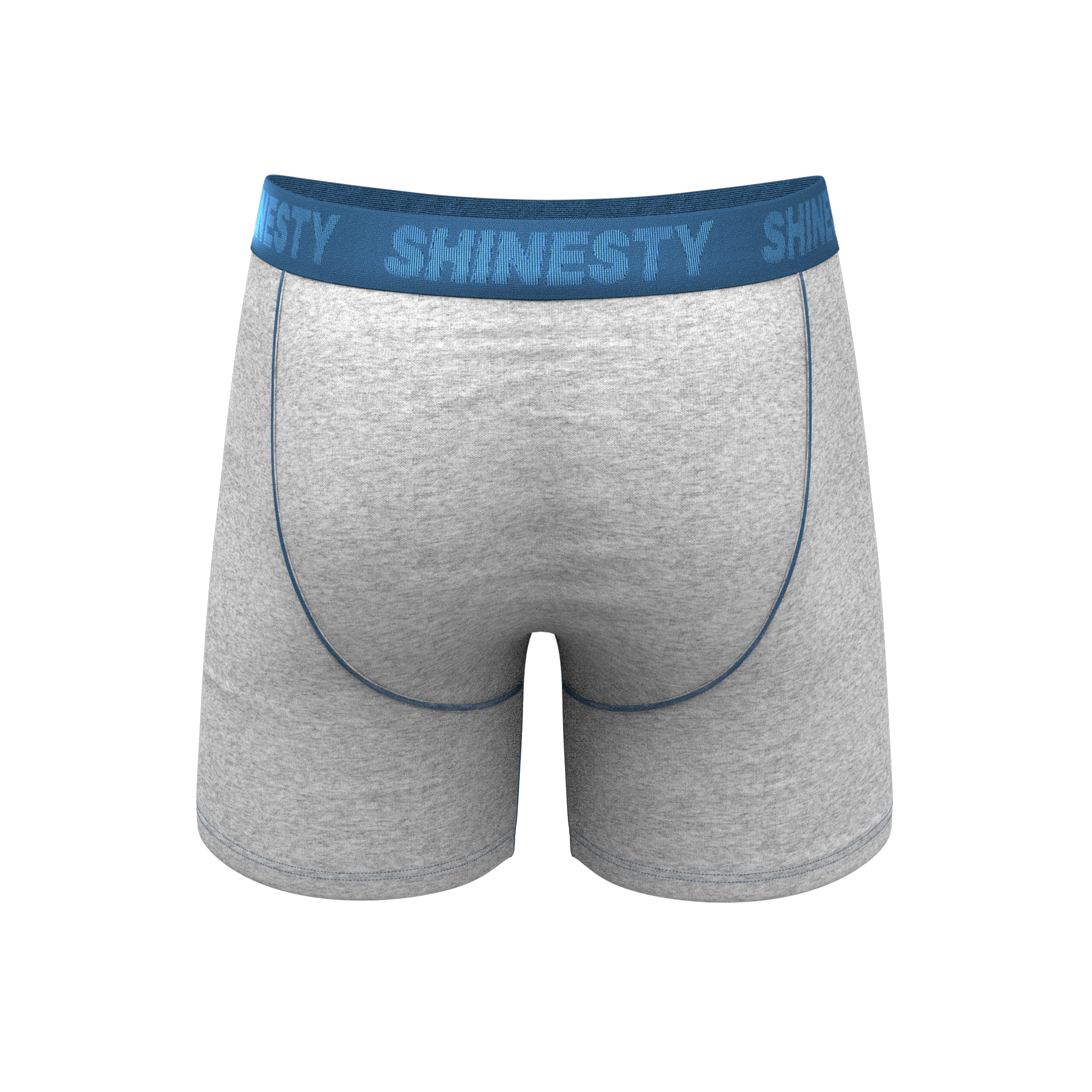 The Physical Education | Heather Grey and Blue Ball Hammock® Pouch Underwear - Shinesty