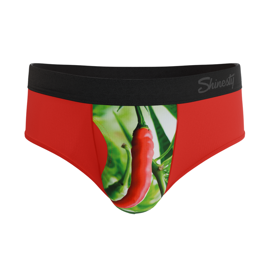The Picante | Chili Pepper Ball Hammock® Pouch Underwear Briefs - Shinesty