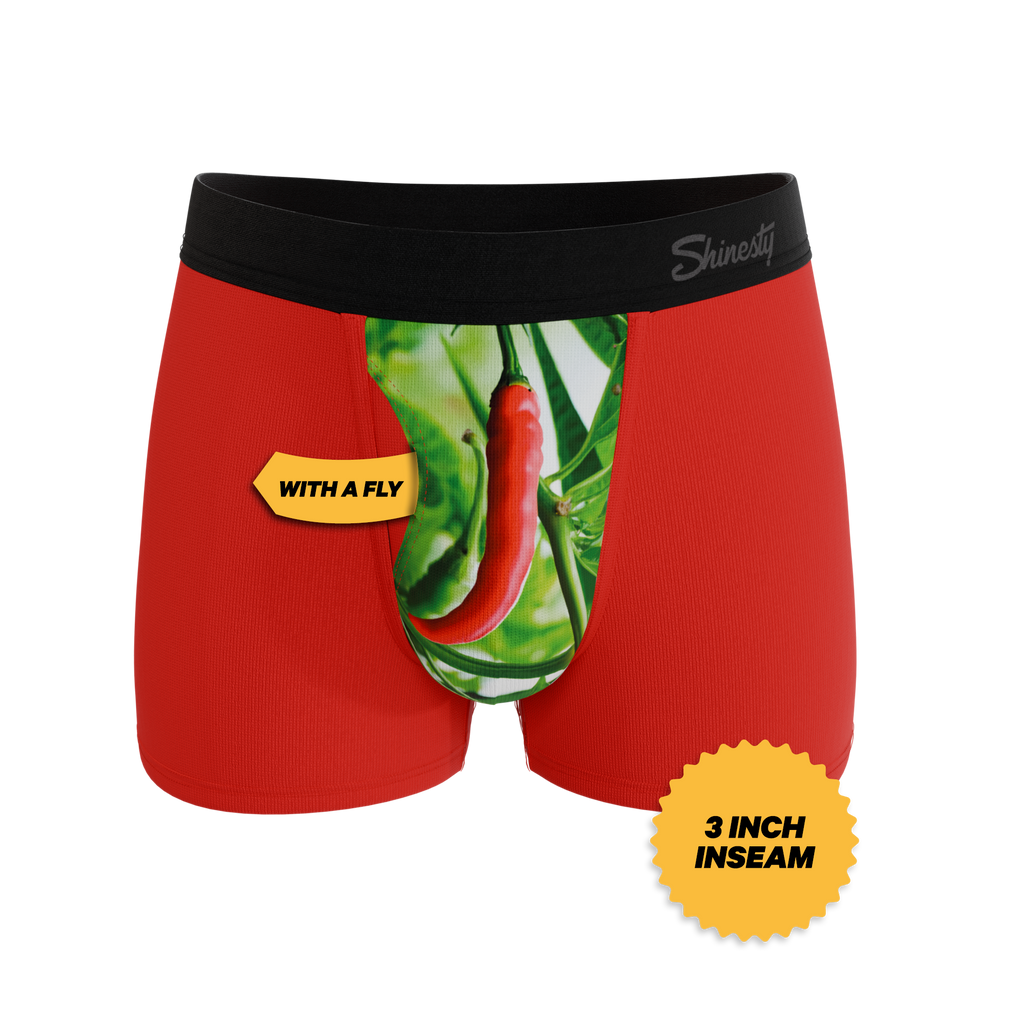 The Picante | Chili Pepper Ball Hammock® Pouch Trunks Underwear - Shinesty