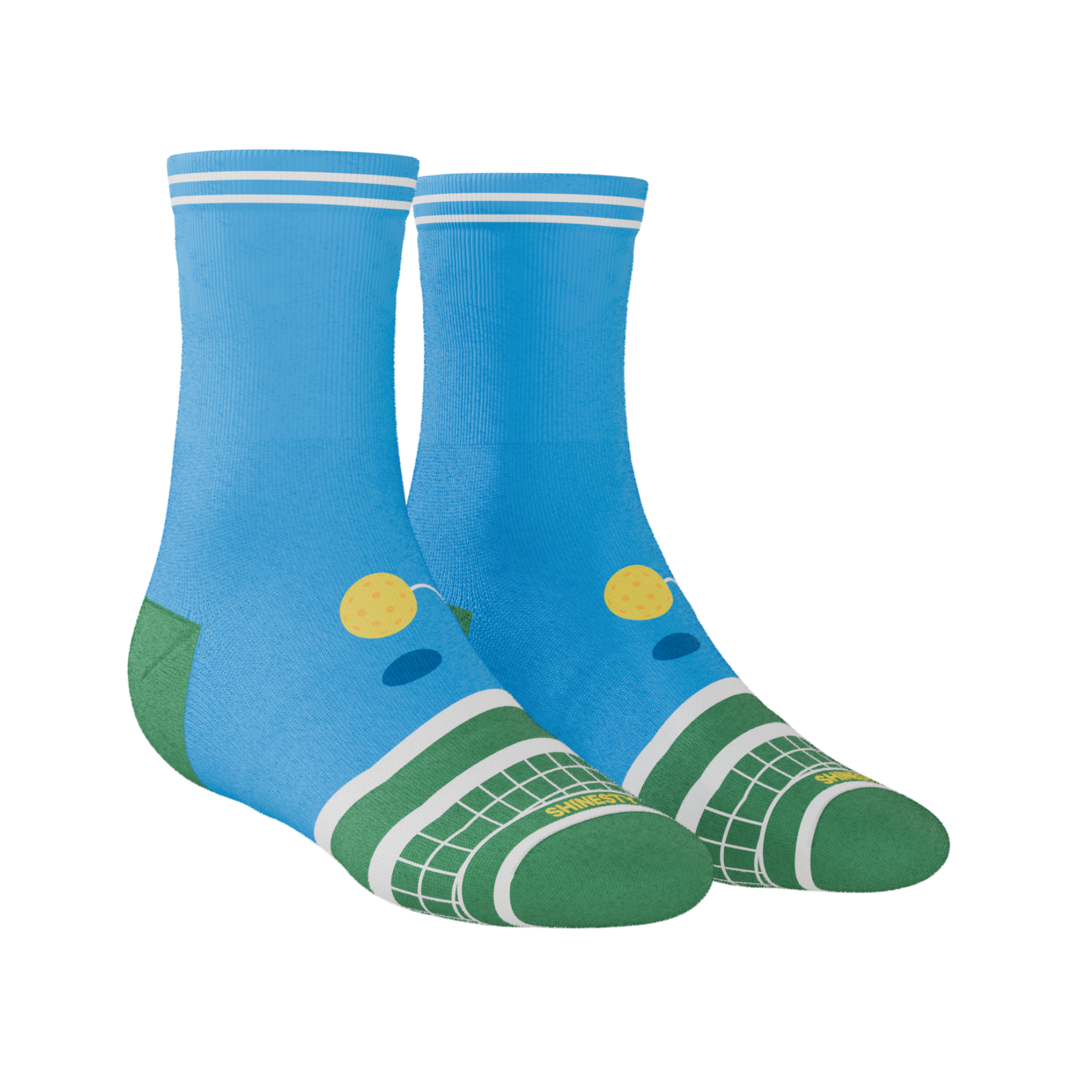 The Pickler | Pickleball Heel Hammock™ Quarter Crew Socks - Shinesty