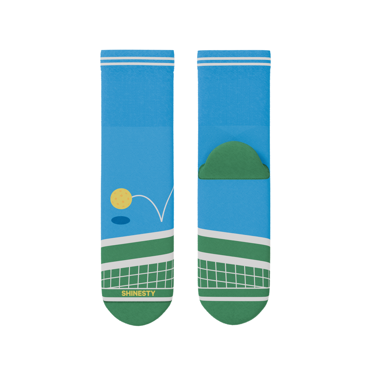 The Pickler | Pickleball Heel Hammock™ Quarter Crew Socks - Shinesty