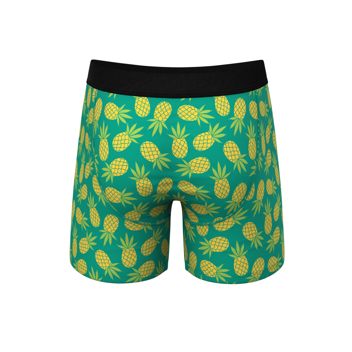 The Pineapple Express | Pineapple Ball Hammock® Pouch Underwear With Fly - Shinesty