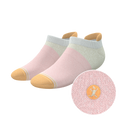 The Pinky Toes | Tri Color Block Heel Hammock™ Ankle Socks - Shinesty