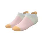 The Pinky Toes | Tri Color Block Heel Hammock™ Ankle Socks - Shinesty